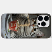 Striped Cat Spaß Cup Noodles Case-Mate iPhone Hülle (Rückseite (Horizontal))