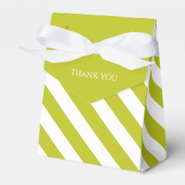 Striped Chartreuse Geschenkschachtel