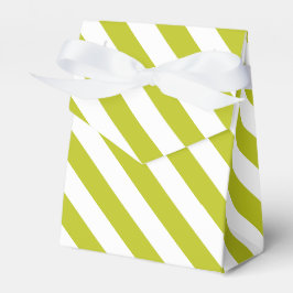 Striped Chartreuse Geschenkschachtel