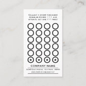 Striped Chic Loyalty Tree Treuekarte (Rückseite)