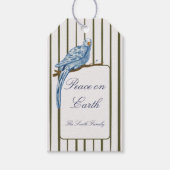 Striped Christmas  Geschenkanhänger (Vorderseite)