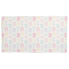 Striped Coquette Bows minz rosa gelbe Lila Kissenbezug