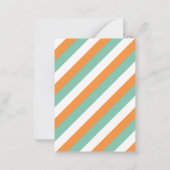 Striped Dump Truck Valentine's Klassenzimmer Karte (Rückseite)