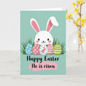 Striped Egg Season Card Karte (Gelbe Blume)