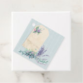 Striped floral Collage Scrapbook Verzierung Geschenkanhänger (Beispiel)