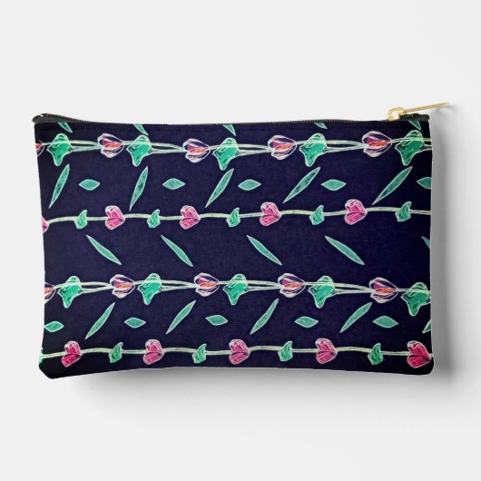 Striped flowers zubehörtasche (Rückseite)