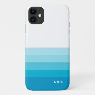 Striped Gradient Beach Blue Muster Case Mate