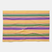 STRIPED GREEN RED LILA YELLOW GESCHIRRTUCH (Horizontal)