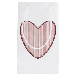 Striped Heart Kleine Geschenktüte