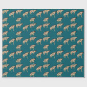 Striped Hyenas Geschenkpapier (Flach)