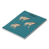 Striped Hyenas Notizblock (Rotiert)