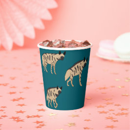 Striped Hyenas Pappbecher