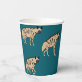 Striped Hyenas Pappbecher (Rückseite)
