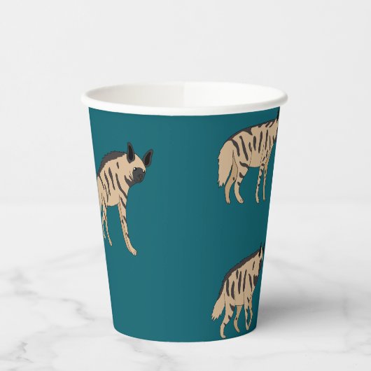 Striped Hyenas Pappbecher (Links)