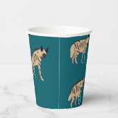 Striped Hyenas Pappbecher (Rechts)