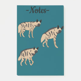 Striped Hyenas Post-it Klebezettel