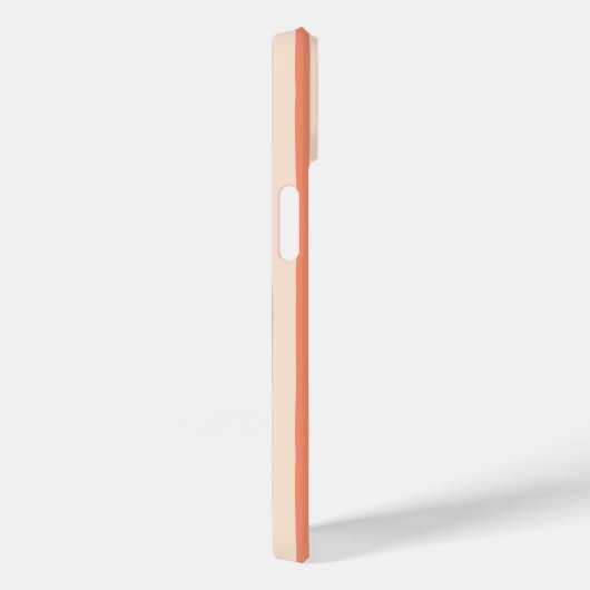 Striped iPhone Case mit Name | Benutzerdefinierter (Rückseite / Rechts)