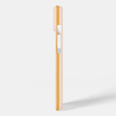 Striped iPhone Case mit Name | Benutzerdefinierter (Rückseite / Links)