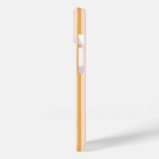 Striped iPhone Case mit Name | Benutzerdefinierter (Rückseite / Links)