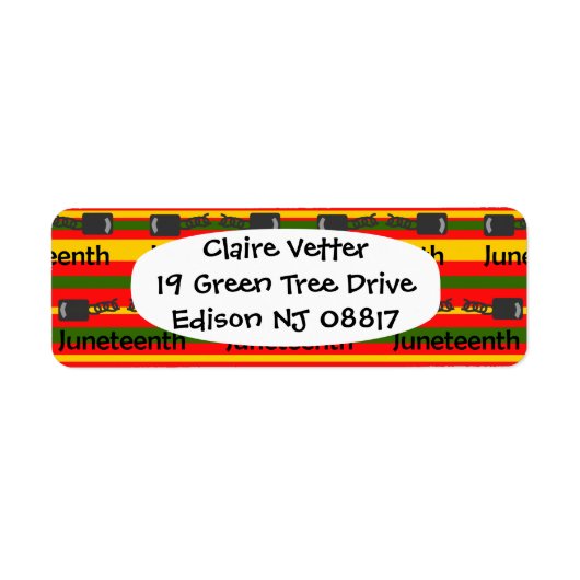 Striped Juneteenth (Vorne)