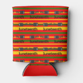 Striped Juneteenth Dosenkühler (Vorderseite)