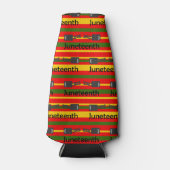 Striped Juneteenth Flaschenkühler (Vorderseite)