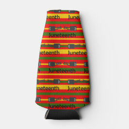 Striped Juneteenth Flaschenkühler