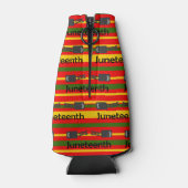 Striped Juneteenth Flaschenkühler (Rückseite)