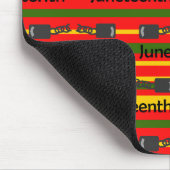 Striped Juneteenth Mousepad (Ecke)