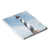 Striped Lighthouse Notepad Notizblock (angewinkelt)