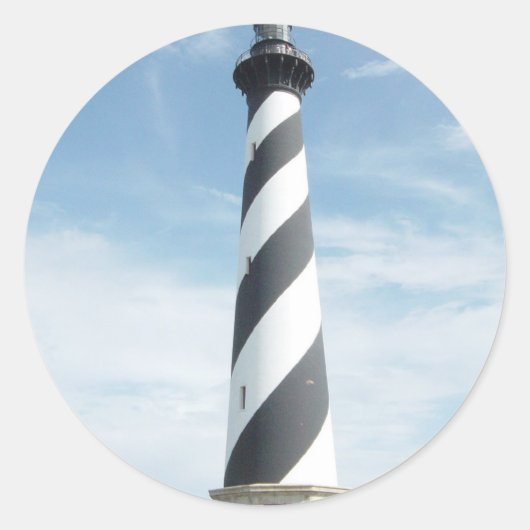 Striped Lighthouse Stickers (Vorderseite)