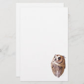 Striped owl briefpapier (Vorne/Hinten)