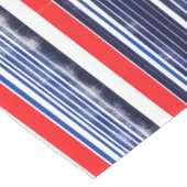 Striped pattern, blue, red and white coffee Mug Mittelgroßer Tischläufer (Ecke)