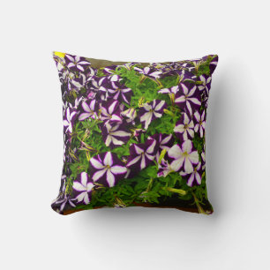 Striped Petunias Kissen