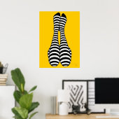 Striped Poster (Heimbüro)