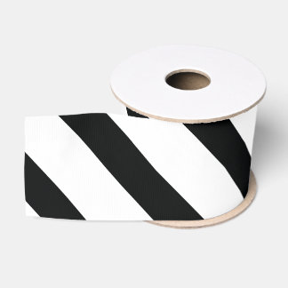 Striped (Schwarze u. des Weiß-| Diagonale) jede Ripsband