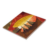 Striped Sensation Tiger Barb Fish Art Print Fliese (Seite)