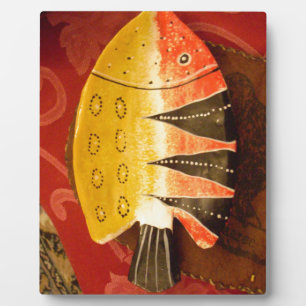 Striped Sensation Tiger Barb Fish Art Print Fotoplatte