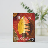 Striped Sensation Tiger Barb Fish Art Print Postkarte (Stehend Vorderseite)