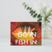 Striped Sensation Tiger Barb Fish Art Print Postkarte (Stehend Vorderseite)