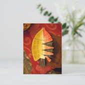 Striped Sensation Tiger Barb Fish Art Print Postkarte (Stehend Vorderseite)