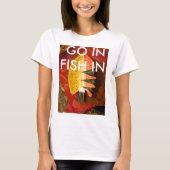 Striped Sensation Tiger Barb Fish Art Print T-Shirt (Vorderseite)