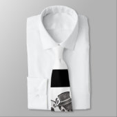 Striped Skeleton Liebe Paare Ehetanz Krawatte (Gebunden)