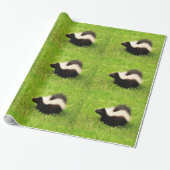 Striped Skunk Geschenkpapier (Ungerollt)