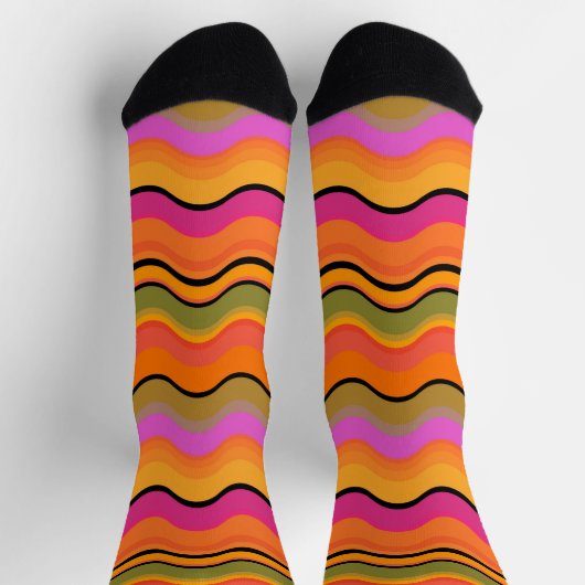 Striped sock socken (Oben)