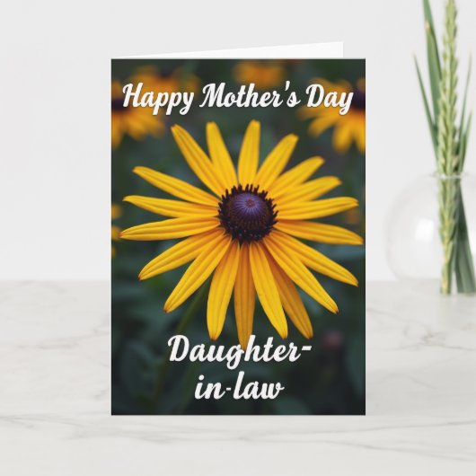 Striped Sunlit Blossom Card Karte (Vorderseite)