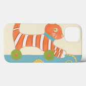 Striped Toy Cat mit Ball of String Case-Mate iPhone Hülle (Rückseite (Horizontal))