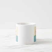 Striped Toy Cat mit Ball of String Espressotasse (Vorderseite)