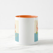 Striped Toy Cat mit Ball of String Tasse (Zentrum)