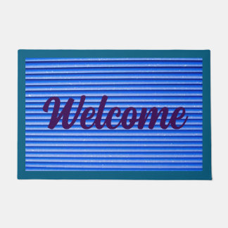 Striped Welcome Doormat – Modern Outdoor Fußmatte